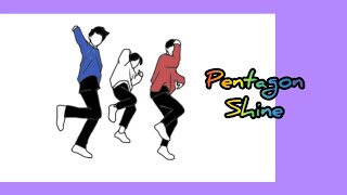 Pentagon 펜타곤  Shine 빛나리 Dance Animation [upl. by Namzaj925]