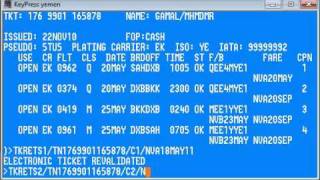 How to Revalidates Ticket in Galileo System [upl. by Araiek256]