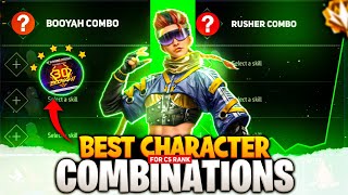 BEST CHARACTER COMBINATIONS FOR CS RANK  CS RANK BEST SKILL COMBINATION [upl. by Ydnec]