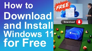 How to download and install windows 11 for free [upl. by Dolorita756]