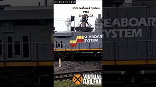 CSX Seaboard System 1982 Cordele GA shorts [upl. by Annibo]