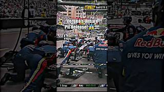 😱 Closest Pit Release of F1 Vergnes Unsafe Pit Release 🤯 f1 formula1 shorts [upl. by Oeniri]