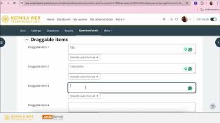 Moodle Training How to Use Ordering Question Type Reorder Words amp Phrases [upl. by Narine]