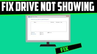 How To Fix Hard Drive Not Showing During Windows 10 Installation Solved [upl. by Murry]