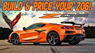 Build amp Price your C8 Z06 Corvette with this AMAZING tool [upl. by Ause]