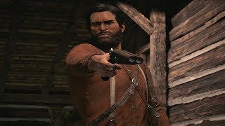 Red Dead Redemption 2  John Marston Reveals His Gun Skills [upl. by Ted]