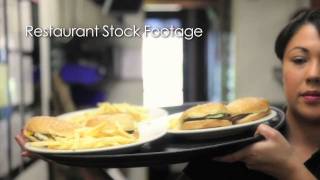 Tipping the ServerRestaurant Stock Footage [upl. by Fried]