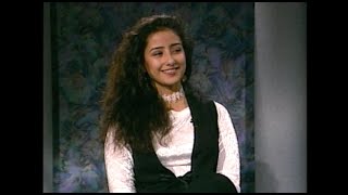 Manisha Koirala Interview  1993 [upl. by Treva]