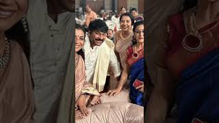 Old heroines💕with chiranjeevi trendingshorts ytshortsindia telugu music ytshorts [upl. by Penthea]