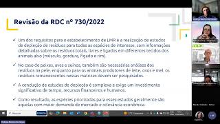 Diálogo setorial sobre propostas normativas sobre resíduos de medicamentos veterinários 20240905 100 [upl. by Egrog347]