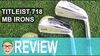 TITLEIST 718 MB IRONS [upl. by Marl]