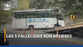 Sobreviviente de accidente en vía Bogotá  La Mesa narró lo ocurrido antes del siniestro [upl. by Ilysa279]