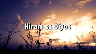 Hiram Sa Diyos SINO AKO  Karaoke Version [upl. by Lawson]