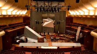 Duke Bluebeards Castle Set Build at Davies Symphony Hall [upl. by Mcguire]