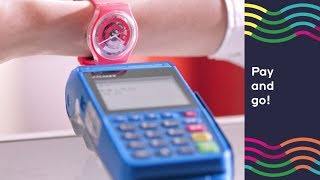 SWATCH INNOVATION SWATCH PAY  THE COOLEST WAY TO PAY [upl. by Siroled]