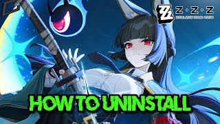 How to Uninstall Zenless Zone Zero on PC [upl. by Dianemarie838]