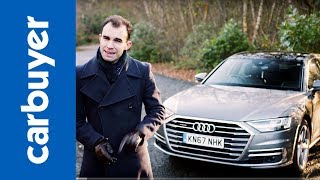 Audi A8 2018 indepth review  Carbuyer [upl. by Razaile]