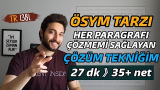 Derece Öğrencisi Paragrafları NASIL ÇÖZDÜ   Öğrenci kafası pratik taktikler  yks2022 [upl. by Earal]