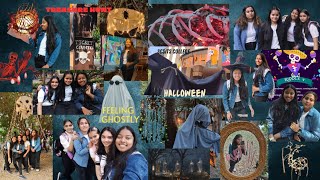 Halloween Day at Sgsits  Indore  Treasure Hunt 🎃👻☠️halloween college entertainment fun love [upl. by Austine]