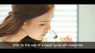 A nasal irrigation technique using a medical syringe ENG SUB [upl. by Mcclain]