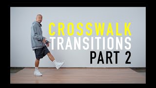 House Dance Tutorial  Part 2 Crosswalk Transitions with 8 Moves [upl. by Snebur]