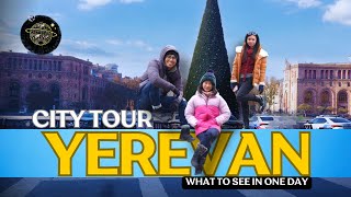 CITY TOUR YEREVAN ARMENIA  WHAT TO SEE IN YEREVAN [upl. by Eelnayr]