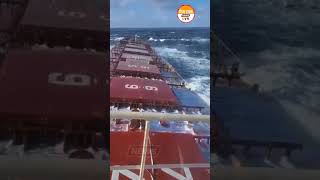 कंटेनर जहाज समुद्रात अडकले Container Ship Got Stuck in The Sea  shortsviral viralshort shorts [upl. by Yerggoeg553]