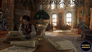 Hogwarts Legacy Study Session  Gryffindor Common Room for 1 Hour wMusic [upl. by Nawuq]