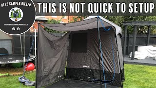 How NOT to setup the Joolca Ensuite Double Awning [upl. by Nirak]