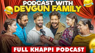 ਵਿਆਹ ਤੋ ਬਾਅਦ DEVGAN FAMILY ਨਾਲ First PODCAST  Full Entertainment  Aman Aujla [upl. by Harat]