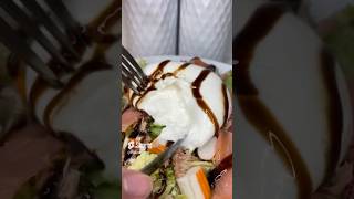 ⚪️ RECETTE  LA BURRATA EN SALADE 🥗 shorts salad cheese recipe satisfying [upl. by Otinauj]