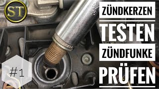 Kein Zündfunke  Zündkerzen selber testen auf Zündfunken  Seat Ibiza 6L 12 12V  Polo 9N [upl. by Akiret]