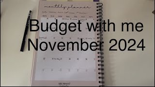 Budget with me November 2024 Week 5 sorted [upl. by Aryas104]