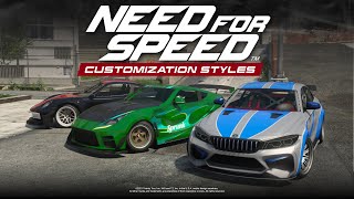 GTAO  NFS Customization Styles [upl. by Kiele74]