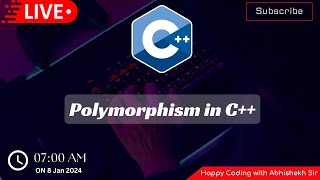 81 Polymorphism in C  Types of Polymorphism  Happy Coding [upl. by Aerdnahs411]