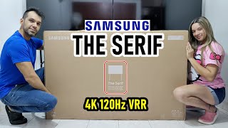 Samsung The Serif LS01B QLED Unboxing y Review completa  Smart TV 4K HDMI 21 [upl. by Ilahtan]