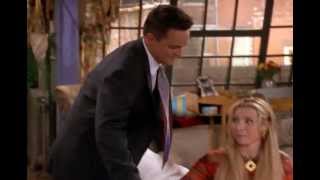 Chandler kisses Monica Rachel amp Phoebe Friends S5E2 [upl. by Lemay]