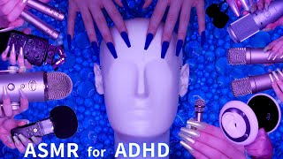 ASMR for ADHD 💙Changing Triggers Every Minute😴 Scratching  Tapping  Massage amp More No Talking 4K [upl. by Brace]