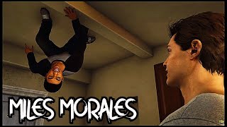 MILES MORALES ENSEÑA A PETER SUS PODERES EN MARVEL SPIDERMAN [upl. by Faunie375]