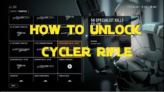 Star Wars Battlefront II Age of Rebellion HOW TO UNLOCK CYCLER RIFLE Coop Specialist DunamisOphis [upl. by Hetti]