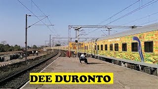 WAP7 Long Honk Sarai Rohilla Yesvantpur Duronto Skip Ganj Basoda [upl. by Johannah]