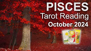 PISCES TAROT READING quotHAPPINESS ON A NEW PATH CHANGE COMES IN QUICKLYquot October 2024 tarotreading [upl. by Shippee]