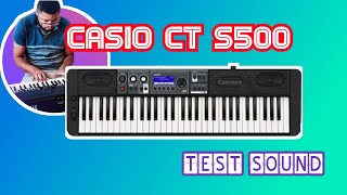 Casio cts500  Test sound  Part 1 [upl. by Tiena]