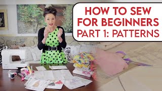 How to Sew For Beginners Part 1 Prepare Your Pattern [upl. by Settle]