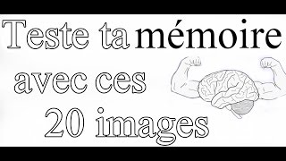 Test de mémoire  20 images pour tester sa mémoire [upl. by Rusticus347]