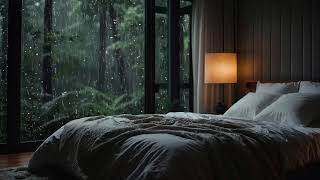 Heavy Rain amp Thunder  Rain sounds for Sleep  1 hour rain sounds for sleep [upl. by Enitsyrk]