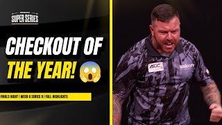 CRAZIEST DARTS CHECKOUT EVER 🤯  Darts Highlights  Finals Night [upl. by Adnic322]