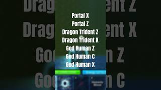 Dragon Trident  Portal  God Human Combo bloxfruits roblox [upl. by Hirschfeld888]