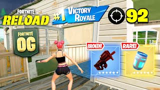 OG Fortnite Reload  High Kill Gameplay  Keyboard amp Mouse [upl. by Acirem]