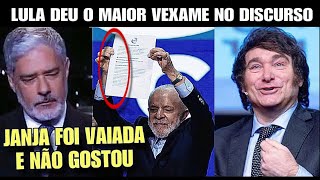 LULA JANJA BÊBADOS FALARAM DEMAIS E O FIASCO FOI GRANDE NA GLOB0 [upl. by Larred]